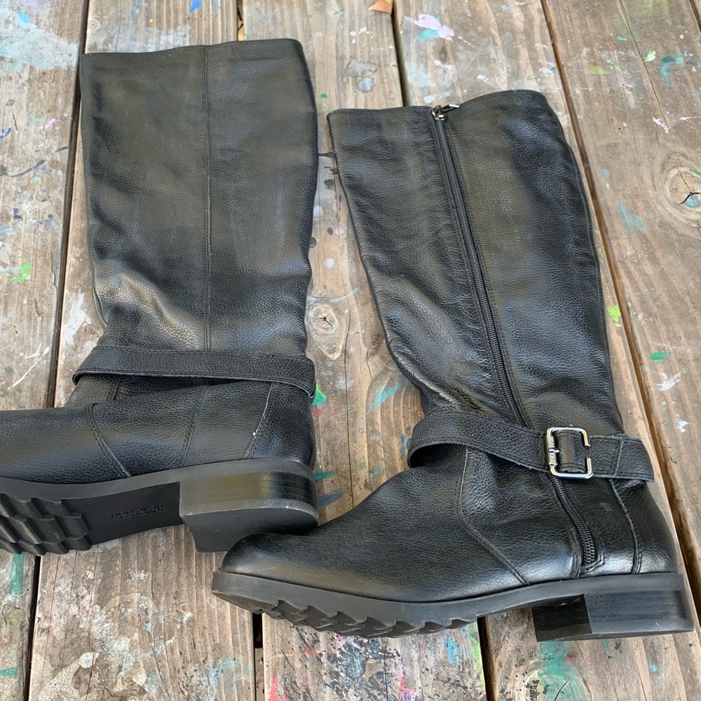 New Kenneth Cole Skinny Love Leather Boots